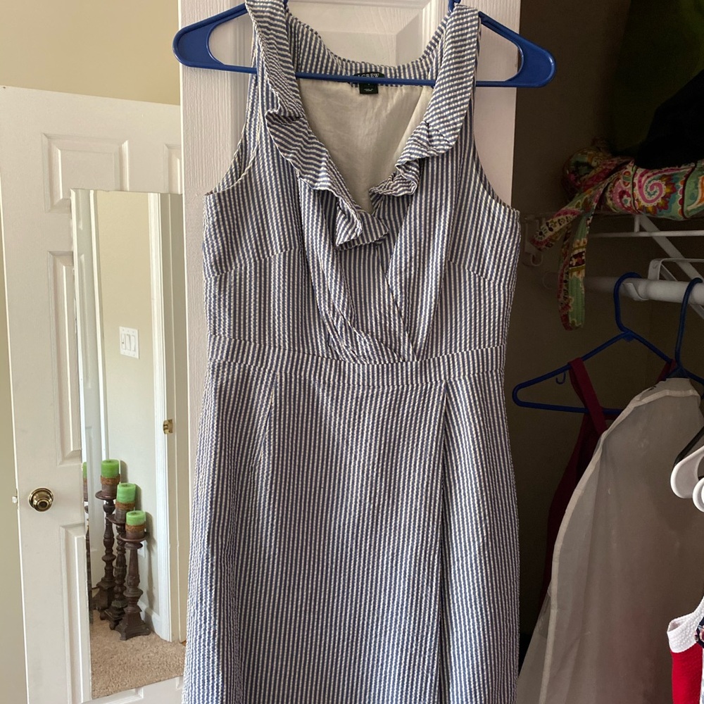 Seersucker Dress